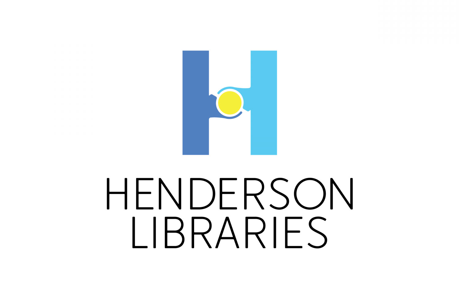 Henderson Libraries Vertical Color Logo